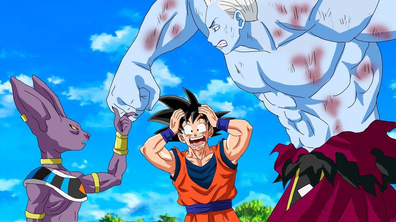 Whis loses control and shows his true power and scares Beerus Part 3 YouTube