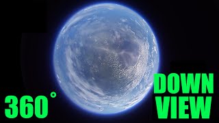 FIRST EVER INTERACTIVE 360˚ Edge of Space video (Down view)--Shot with two 360Fly cameras #fly20420