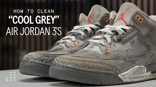 The Best Way To Clean Cool Grey Jordan 3s with Reshoevn8r