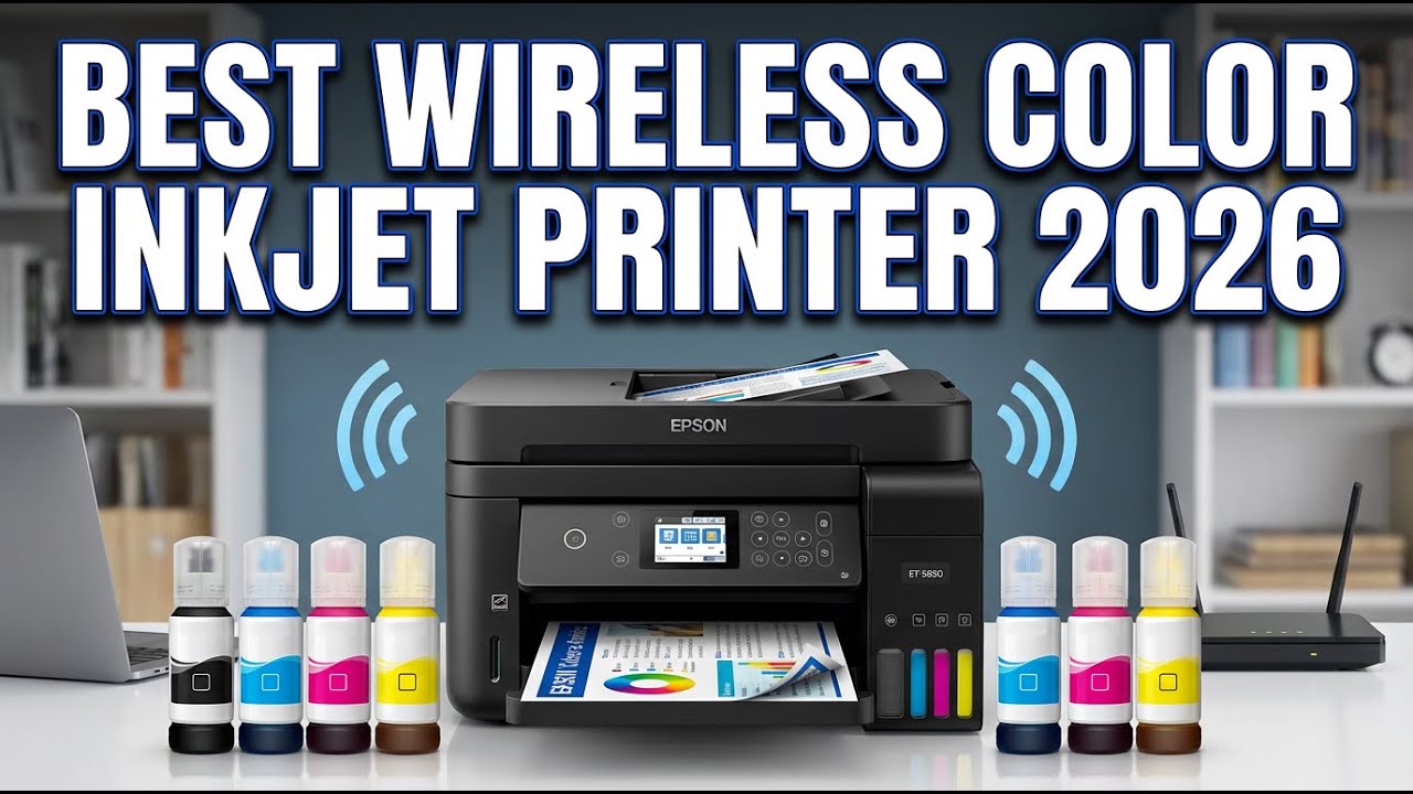 Best Wireless Color Inkjet Printer 2026: Top 6 Picks for Home Office & Photo Printing