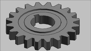 How to Draw 3D Gear in AutoCad