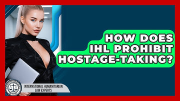 How Does IHL Prohibit Hostage-Taking? - International Humanitarian Law Experts