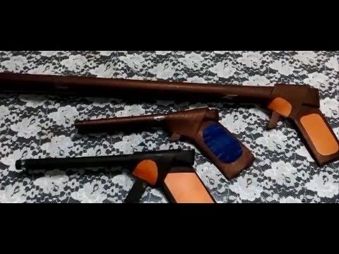 Cara Membuat Pistol Mainan - YouTube