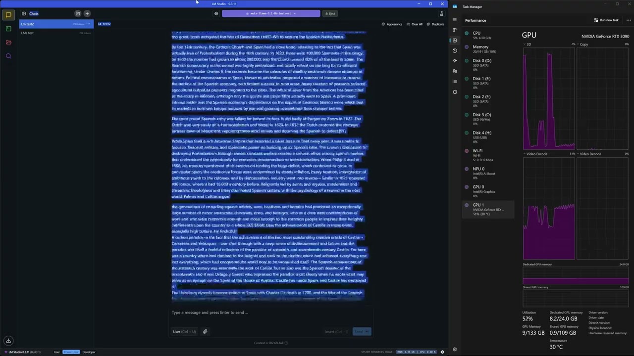 LM studio and resources for LMs of different size