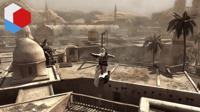 For as janky as assassin's creed bloodlines is, it's still really  impressive with how it managed to recreate assassin's creed 1 mechanics  with psp hardware, here's a little parkour clip from it. 