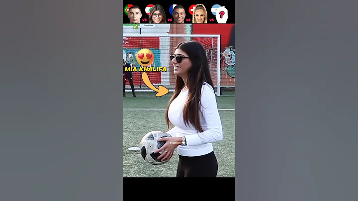 Ronaldo VS Mia Khalifa VS Mbappe VS Alisha VS Player : Penalty Kick Challenge⚽🥅