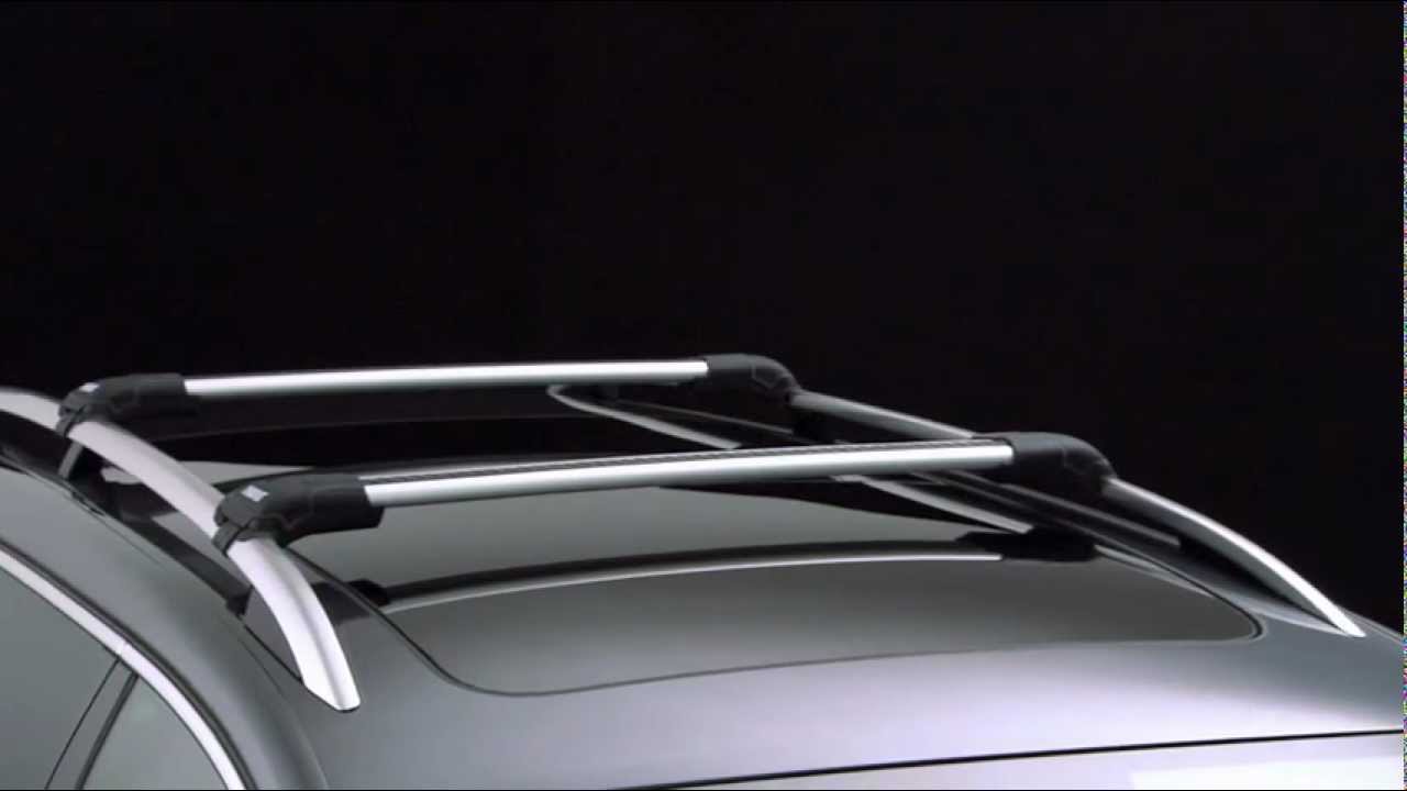 Barres de toit Citroën Berlingo (2008-) Thule WingBar Edge aluminium