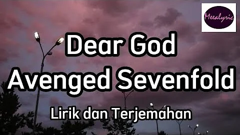 Dear God - Avenged Sevenfold Lyrics dan Terjemahan | Meealyric 🎵