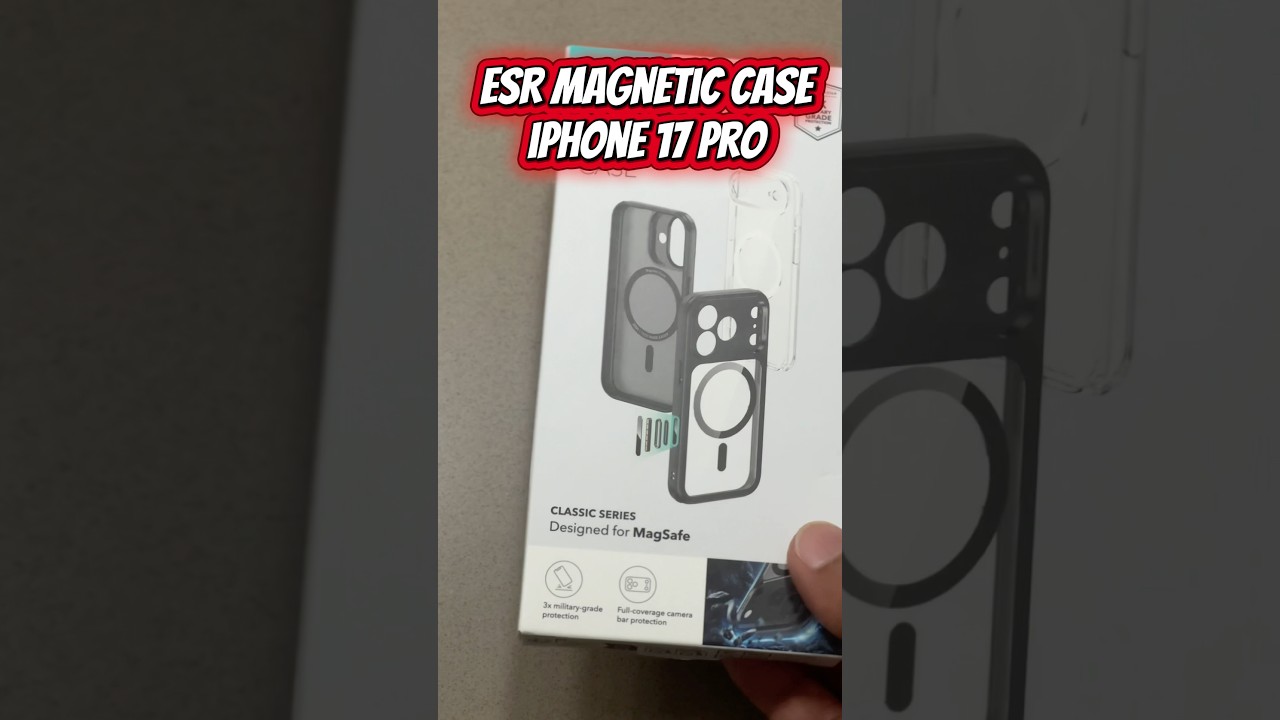 ESR Magnetic Case iPhone 17 Pro. 