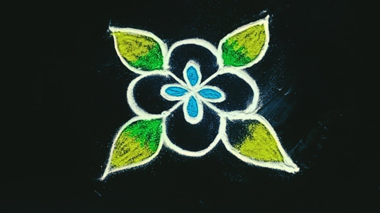 2 Simple Rangoli Designs 🌺 Easy Muggulu 🌺 Daily Rangolis 🌺Latest Kolams 🌺 Beautifu