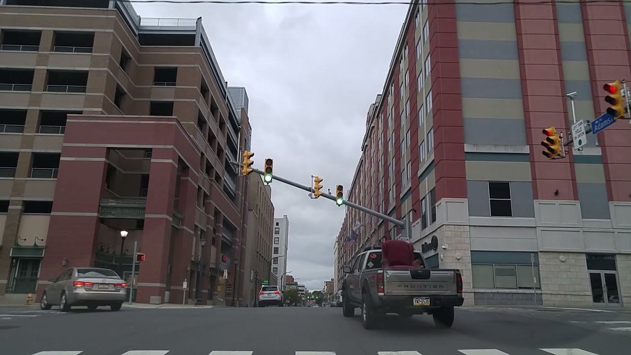 Driving by Scranton,Pennsylvania