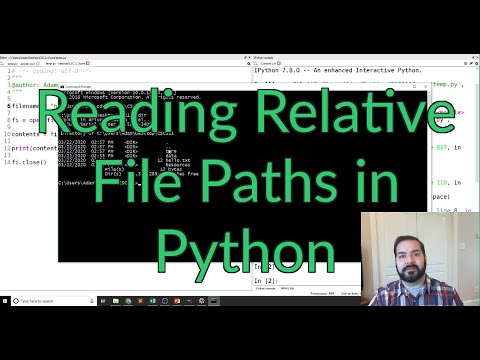 Reading Relative File Paths In Python