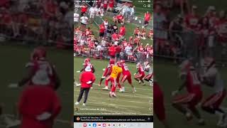 Mahomes to Jimmy "The Jet" Holiday 2025 Chiefs Training Camp #kcchiefs #chiefs #kansascity #madden26