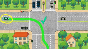 Stop Making Mistakes | HOW to turn left at intersection with a light | left hand turn demonstration