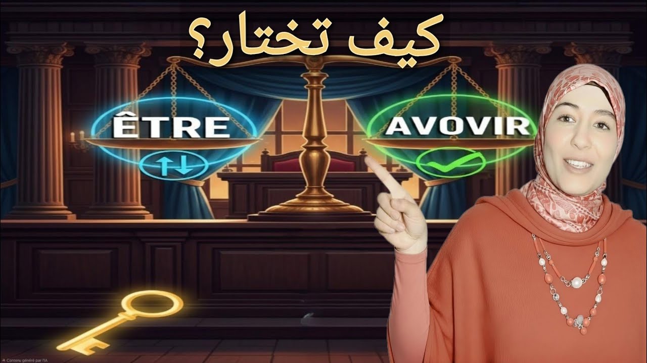  ؟ 🗝️être أم avoir ؟ القاعدة الذهبية لتختار الصح في الأزمنة المركبة