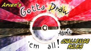 Gotta Draw Em All Challenge Rules