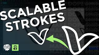 How to expand a stroke in Affinity