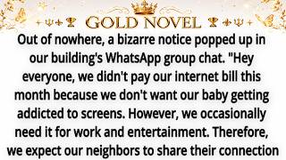 Out of nowhere, a bizarre notice popped up in our building's WhatsApp group chat. "Hey everyone, we
