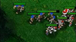 Peasants had to fight | Warcraft 3 gameplay 1v1