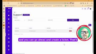 Bonkt Web Admin Dashboard Support Ticket System Overview