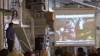 Shuttle Astronaut Jose Hernandez Speaks at USS Hornet pt3