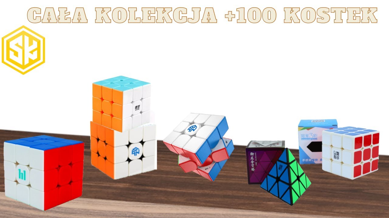 Moja kolekcja kostek Rubika +100 kostek! Special na 100 sub!