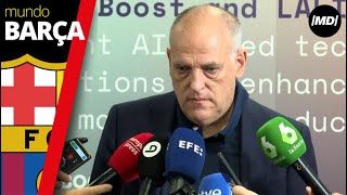 Tebas: Nosotros no podemos evaluar si el Barcelona, Orfeus o el señor Roures mienten