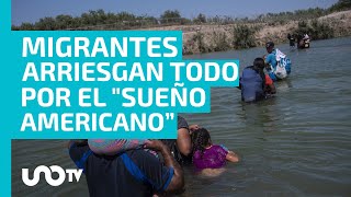 Cientos de migrantes siguen cruzando frontera de Piedras Negras, Coahuila