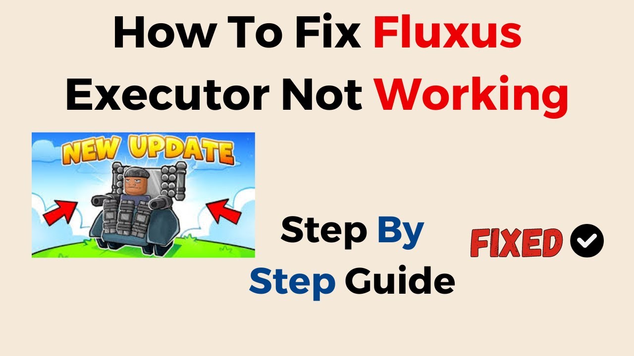 Fluxus not working!! : r/ROBLOXExploiting