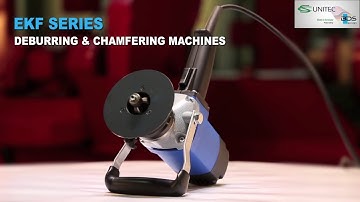 Bevel, Deburr & Chamfer Edges of Steel Plate - EKF Beveling Machine - CS Unitec