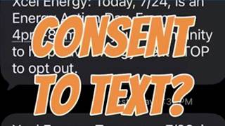 Does Xcel need your consent to text you about an 'Energy Action Day?'