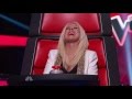 Christina Aguilera funny moment on NBC The Voice 3