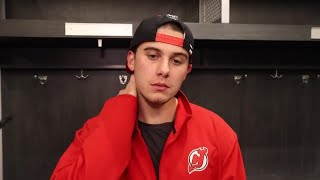 Jack, Luke, Marino and Lindy after big 5-4 OT win over NYI