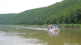 Сплав по реке Днестр на катамаранах и рафтах