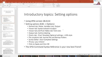 SPSS Syntax to the Next Level