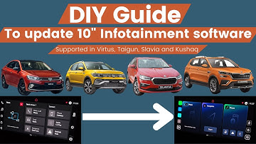 How to update software of 0812 Play/ Regio 10" infotainment Virtus Taigun Kushaq Slavia | DIY guide