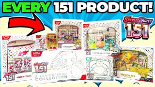 Opening Every Pokemon 151 Products Ever Released! *GOD PACK PULLED*