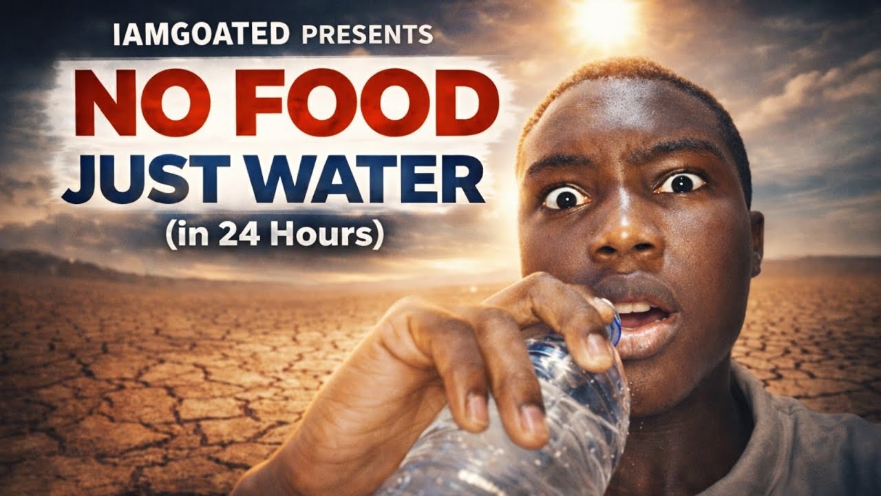 SURVIVING 24 HOURS — NO FOOD. JUST WATER. 😳