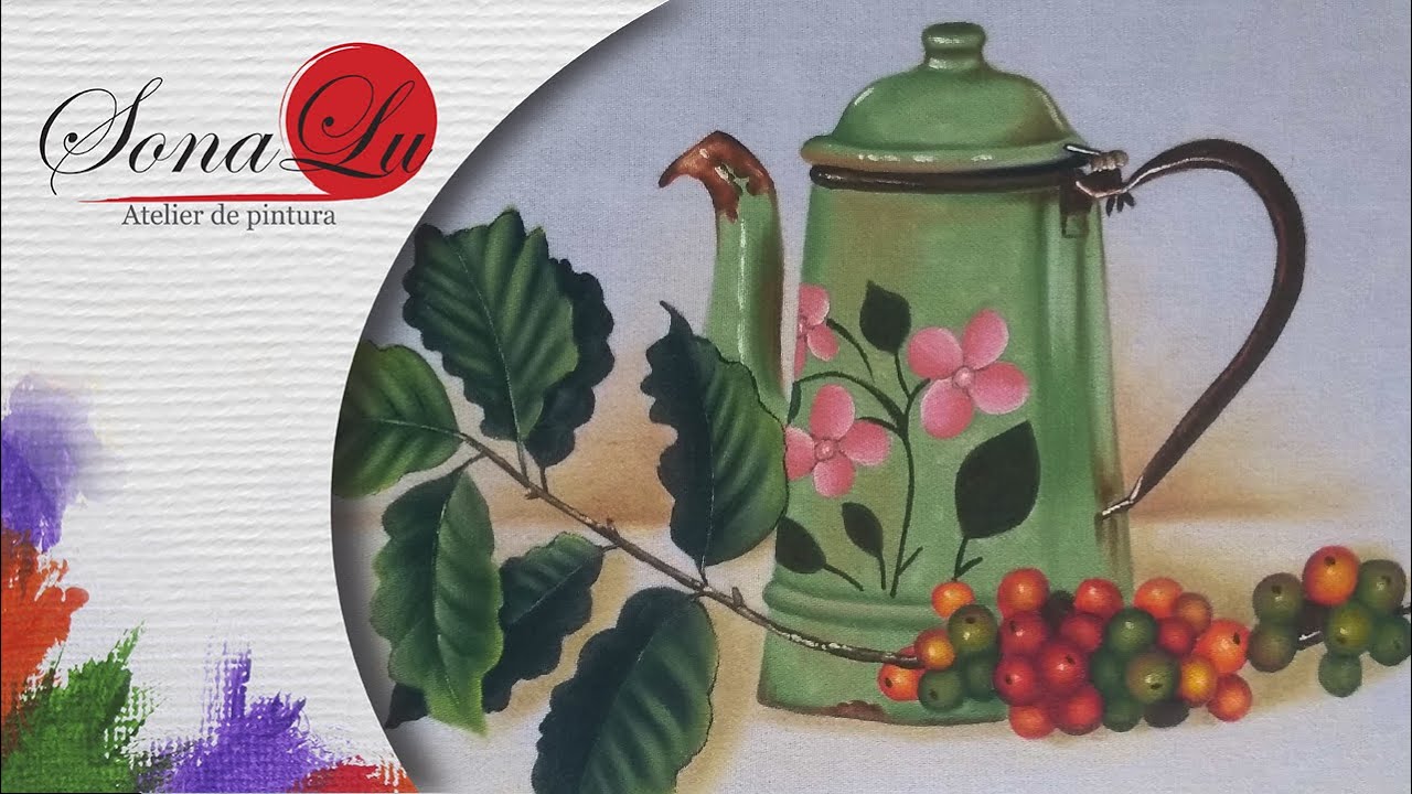 Aula 531 - Galho de Café com Bule