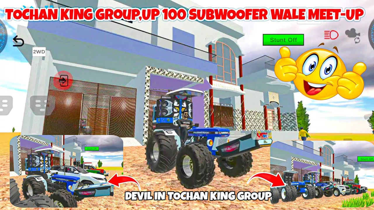 Nishu Deshwal Rohit deshwal meet up💥 in Indian Desi Life simulator 3d|Indian tractor game🤑