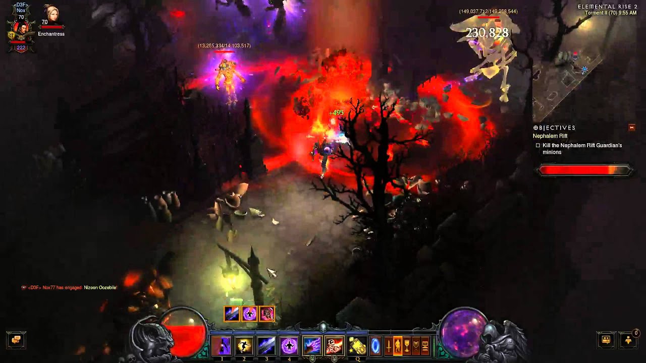 Diablo 3 ROS Wizard Vyr's 4 Set T2 Rift