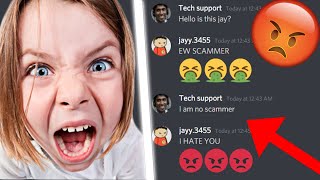 TROLLING A ANGRY RACIST KID AS A TECH SUPPORT SCAMMER! (Got his IP)