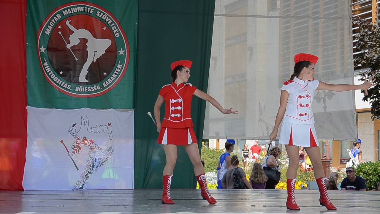 Mazsorett (Majorette) duo-trio 5 -13. IAM Mazsorettsport Európa Bajnokság 2016 Siófok