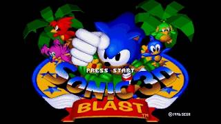 Sonic 3D Blast - Genesis | 10x Speed Up - Full Game Playthrough