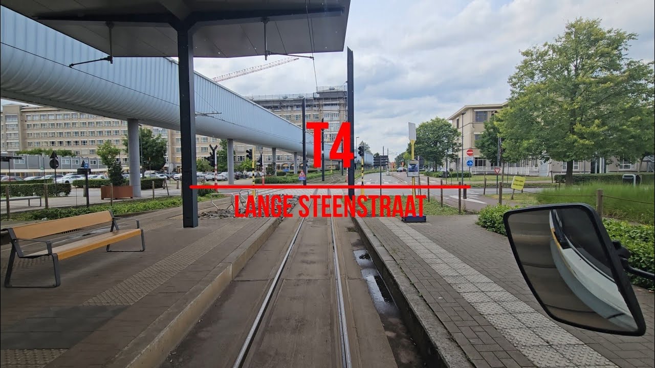 Tram Cabview 🚋 Gent T4 – UZ → Lange Steenstraat | Driver’s POV
