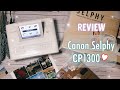 Review Canon SELPHY CP1300 |How to print photo for journal | travel journal | travelers notebook 📷