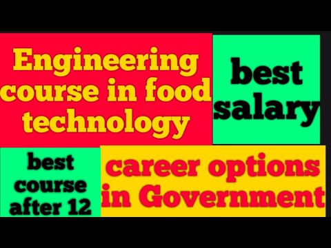 Engineering course in food technology | scope and career options | explained in Tamil