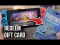 How to Redeem a Fortnite V-Bucks Gift Card on Nintendo Switch - Nintendo Switch Fortnite