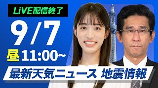 ウェザーニュースの配信のサムネイル画像