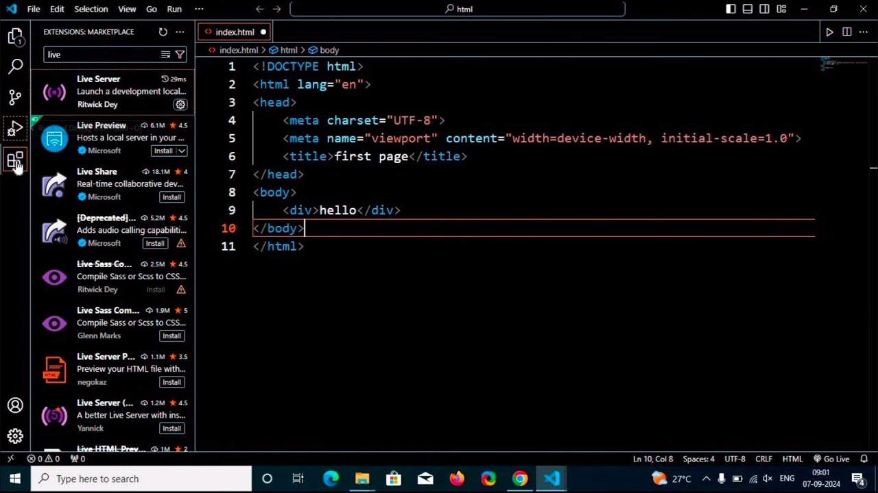 How to Install VS Code | Run HTML Code in Visual Studio Code - YouTube